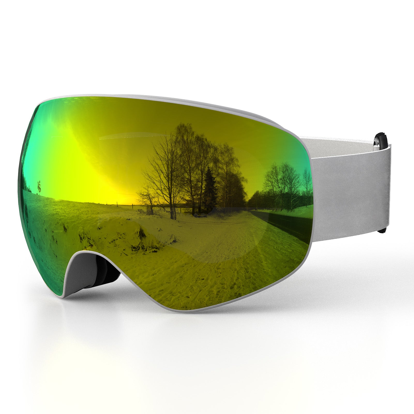 Raytice Ski Goggles, Snowboard Goggles,Spherical OTG Ski Glasses with