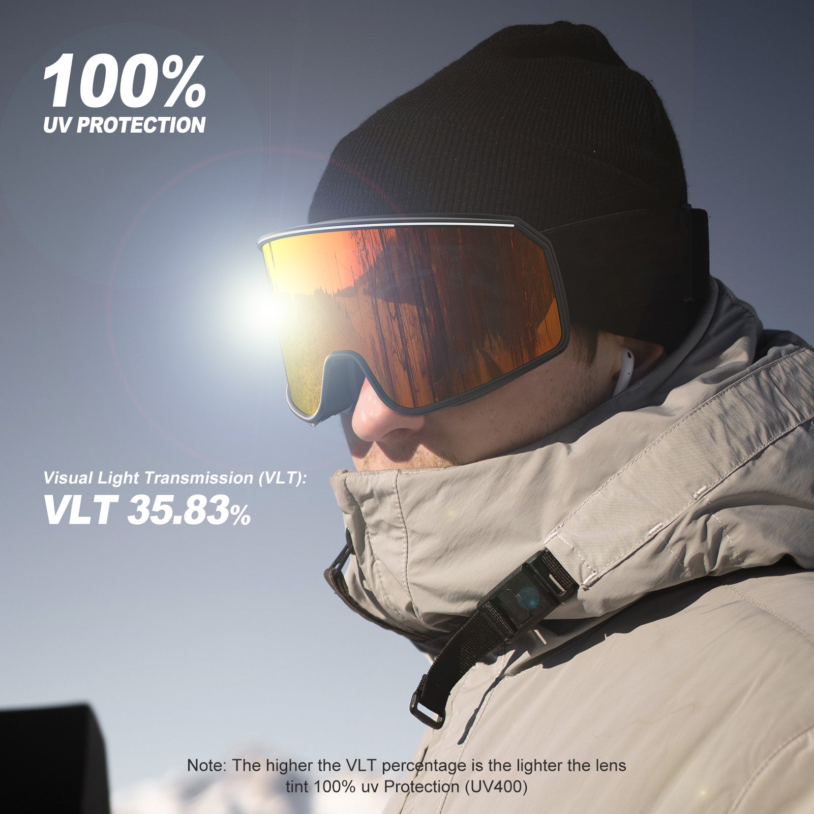 ski goggles uv protection Raytice Ski Goggles, Snowboard Goggles, OTG Ski Glasses with UV400 pro