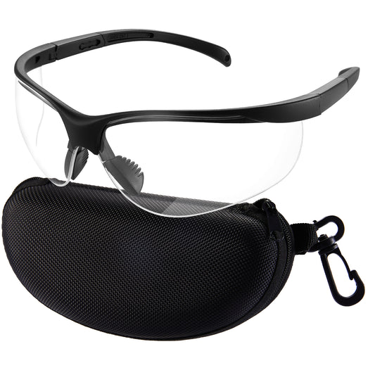 Shooting Glasses Anti-fog Shooting Range Eye Protection,Lightweight & Strong Safety Glasses with Hard Case