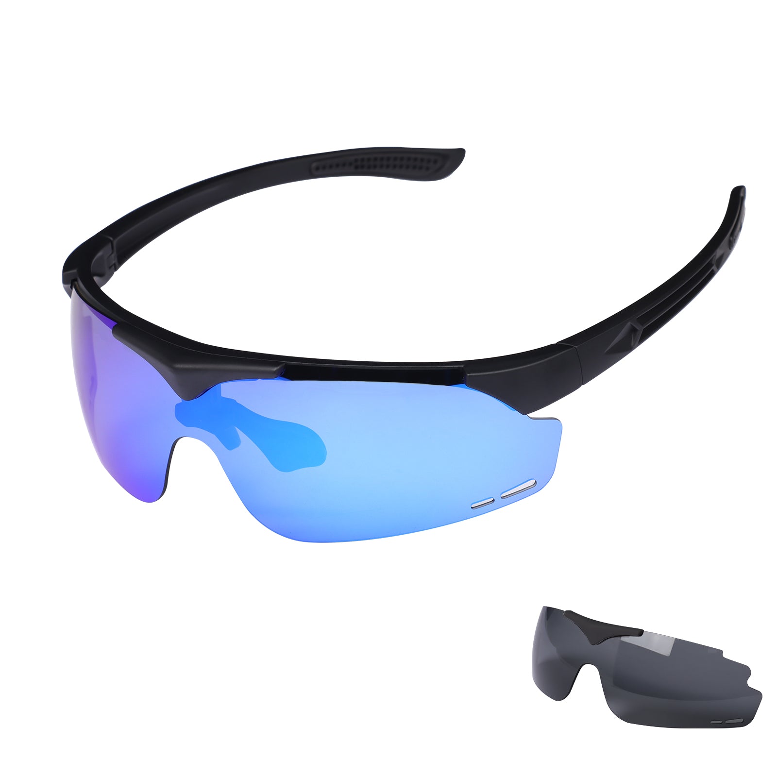 Magnetic Sunglasses Polarized Sports Sunglasses With Interchangeable Lens for Cycling, Running, Baseball, Fishing